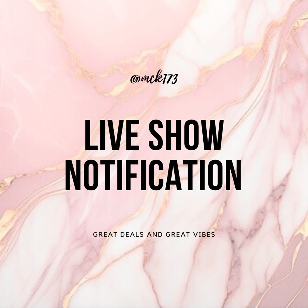💕 @mck173 is LIVE 💕 Like to be Notified!!